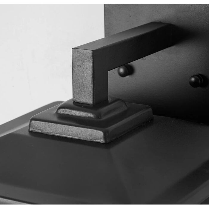 Nova - Outdoor Wall Light in Satin Black - Large