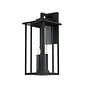 Nova - Outdoor Wall Light in Satin Black - Large
