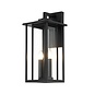 Nova - Outdoor Wall Light in Satin Black - Large