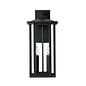 Nova - Outdoor Wall Light in Satin Black - Large
