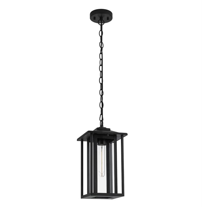 Nova - Outdoor Pendant Light in Satin Black