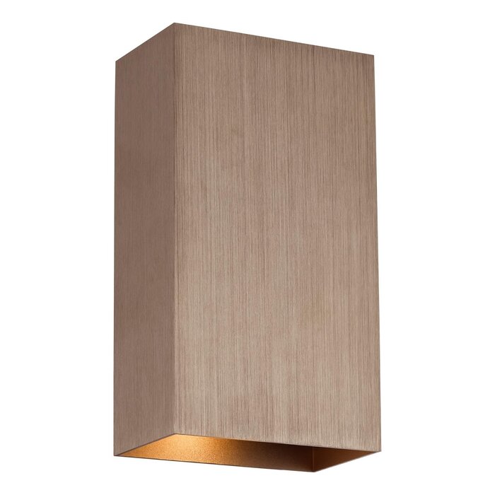 Soven 2 Light Wall Light Satin Bronze
