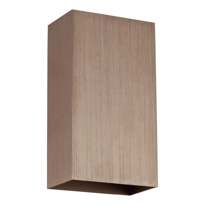 Soven 2 Light Wall Light Satin Bronze