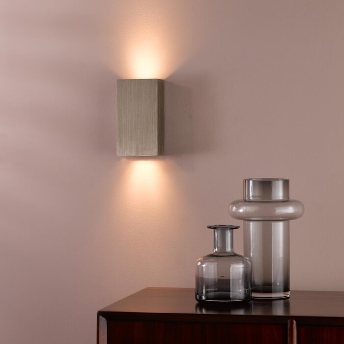 Soven 2 Light Wall Light Satin Bronze