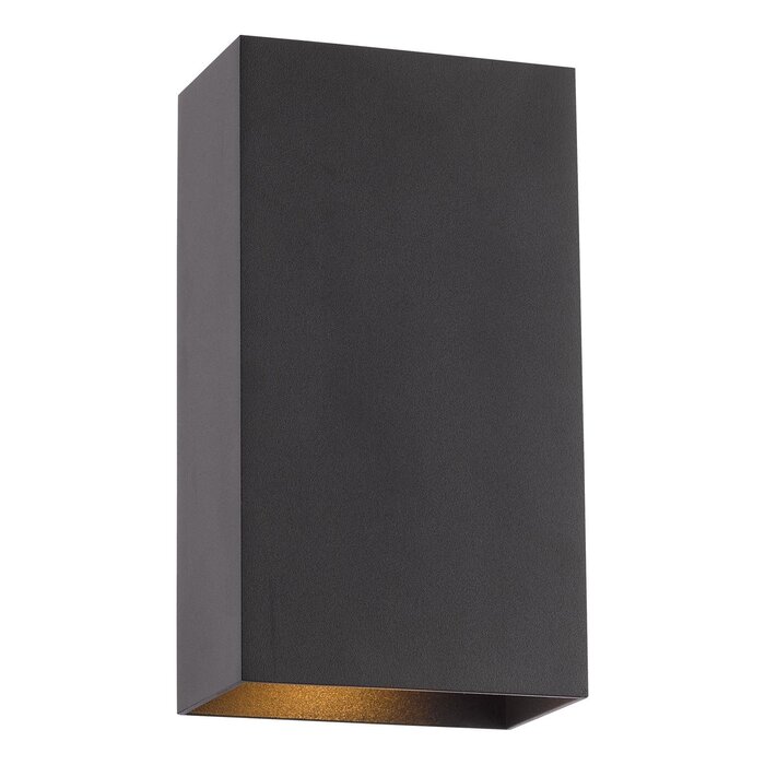 Soven 2 Light Wall Light Matt Black
