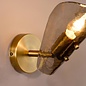 Ordelle - Adjustable Wall Light - Antique Bronze and Tea Smoked Glass