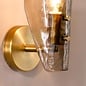 Ordelle - Adjustable Wall Light - Antique Bronze and Tea Smoked Glass