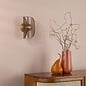 Megara - Wall Light - Antique Bronze and Tea Smoked Glass