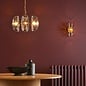 Megara - Wall Light - Antique Bronze and Tea Smoked Glass