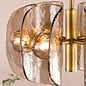 Megara - 6 Light Ceiling Pendant - Antique Bronze and Tea Smoked Glass