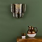 Anielle 3 Light Wall Light Natural Brass and Tea Smoked Glass