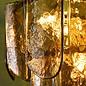 Anielle 9 Light Chandelier Natural Brass and Tea Smoked Glass