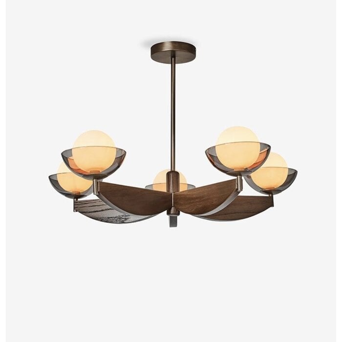 Large Layla Ceiling Light in Wood - MADE