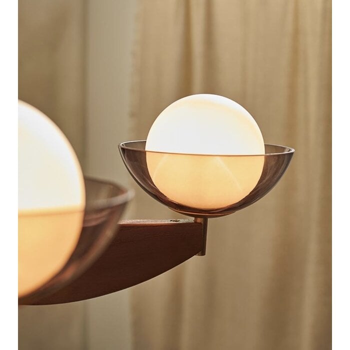 Large Layla Ceiling Light in Wood - MADE