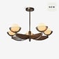 Large Layla Ceiling Light in Wood - MADE