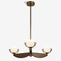 Small Layla Ceiling Light in Wood - MADE