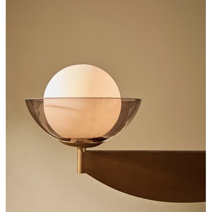 Small Layla Ceiling Light in Wood - MADE