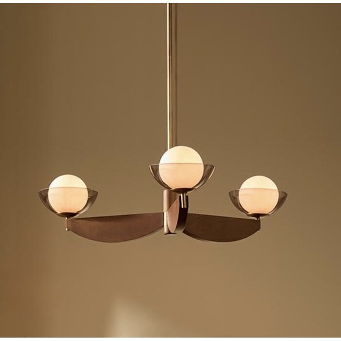 Small Layla Ceiling Light in Wood - MADE