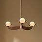 Small Layla Ceiling Light in Wood - MADE