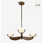 Small Layla Ceiling Light in Wood - MADE