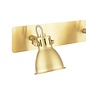 Industrial Double Spotlight - Natural Brass