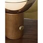 Layla Table Lamp in Dark Wood - MADE