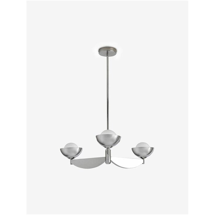 Small Layla Ceiling Light in Chrome - MADE