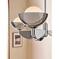 Small Layla Ceiling Light in Chrome - MADE