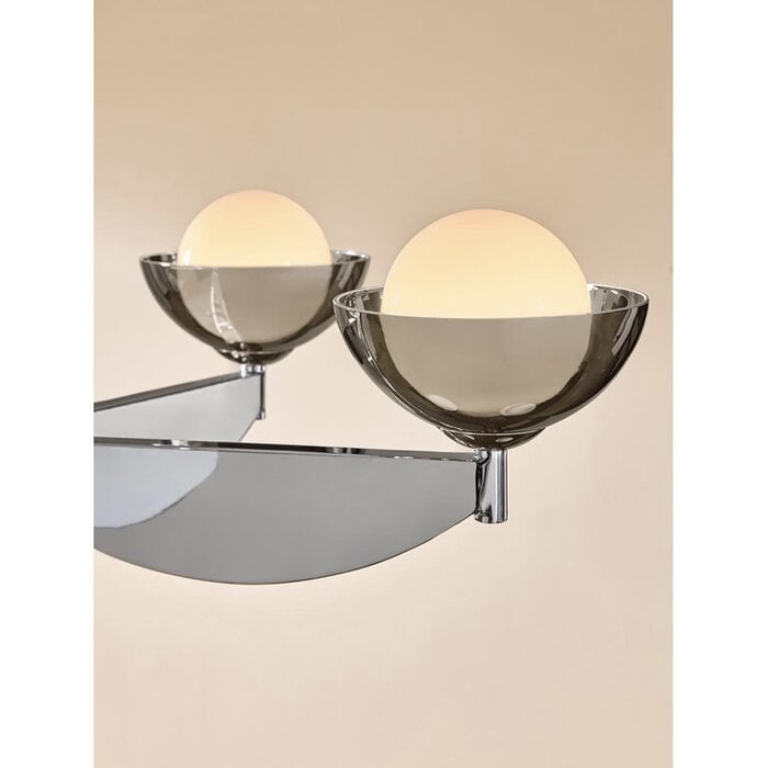 Large Layla Ceiling Light in Chrome - MADE