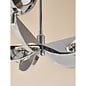 Large Layla Ceiling Light in Chrome - MADE