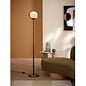 Layla Floor Lamp in Dark Wood - MADE