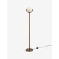 Layla Floor Lamp in Dark Wood - MADE