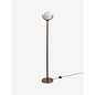 Layla Floor Lamp in Dark Wood - MADE