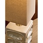 Nell Ceramic Floor Light in Cream - MADE