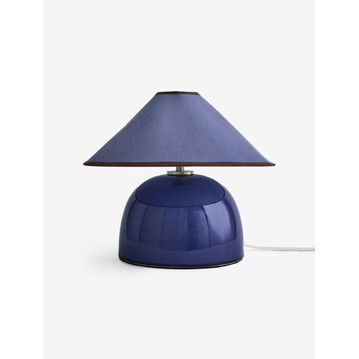 Nora Table Lamp in Navy Blue - MADE