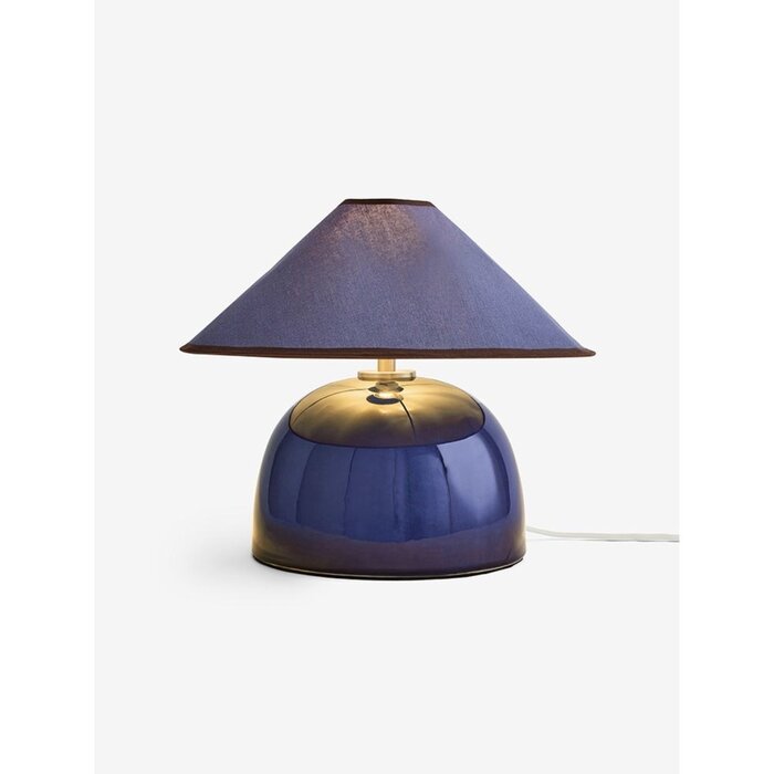 Nora Table Lamp in Navy Blue - MADE
