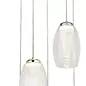 Tornado - 5 Light Multi Drop Modern LED Pendant - Clear Glass