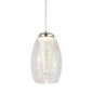 Tornado - 5 Light Multi Drop Modern LED Pendant - Clear Glass