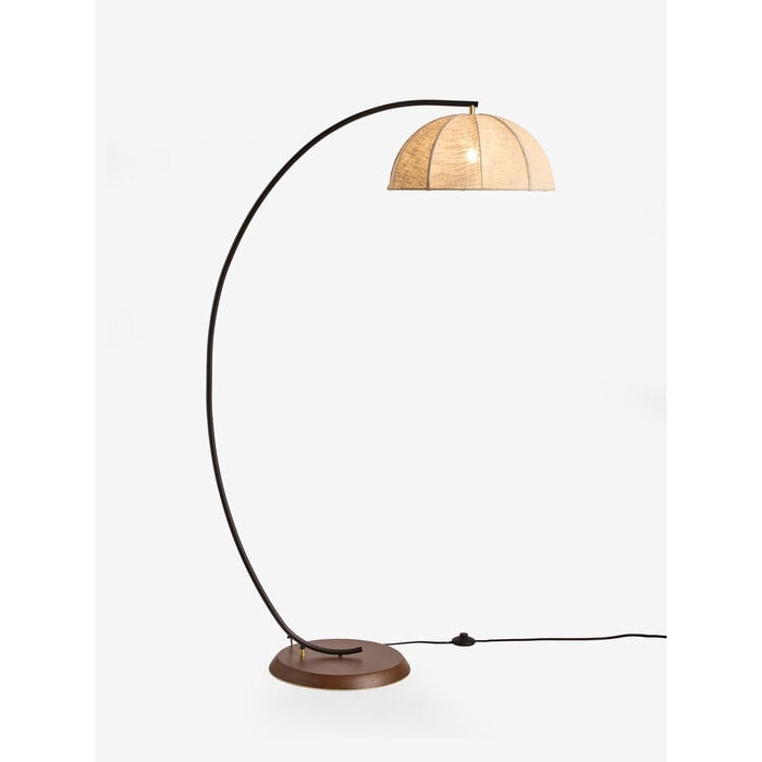 Benny Floor Lamp in Cream - MADE