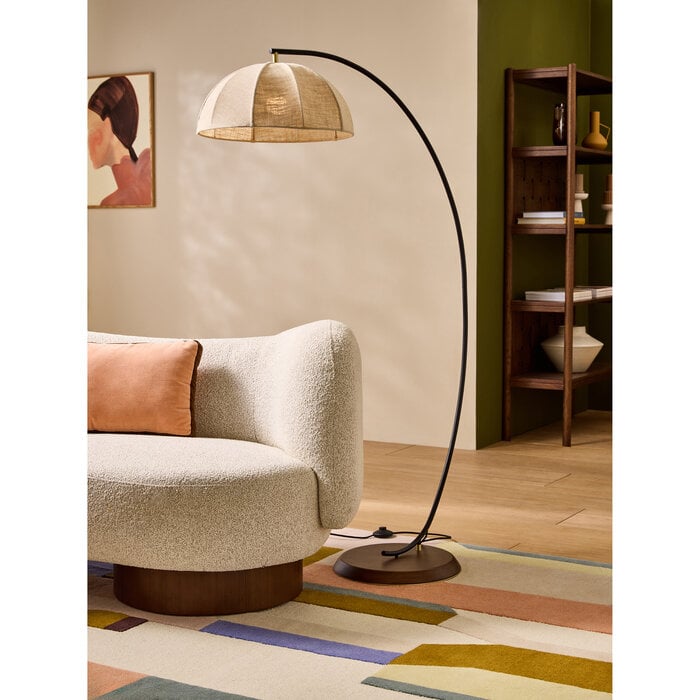 Benny Floor Lamp in Cream - MADE