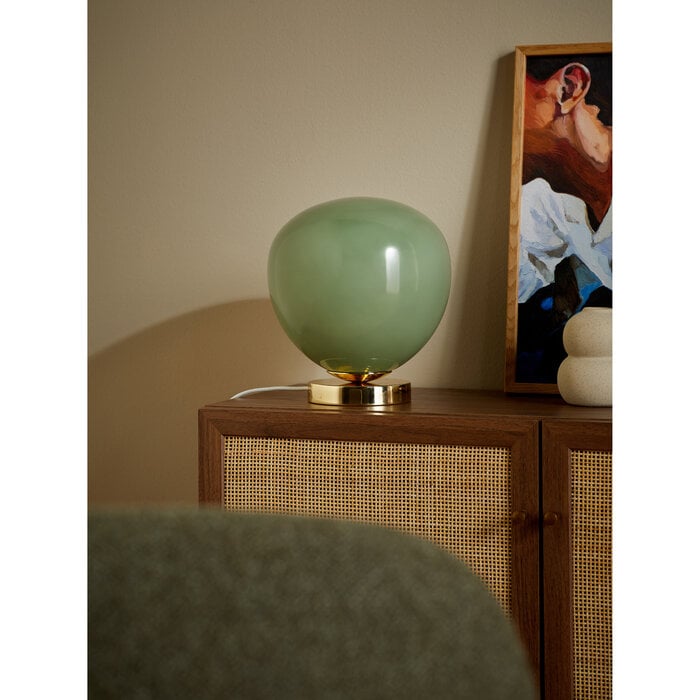 Adrianne Table Lamp in Green - MADE