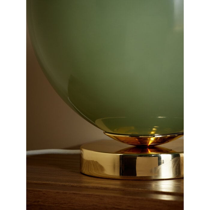 Adrianne Table Lamp in Green - MADE