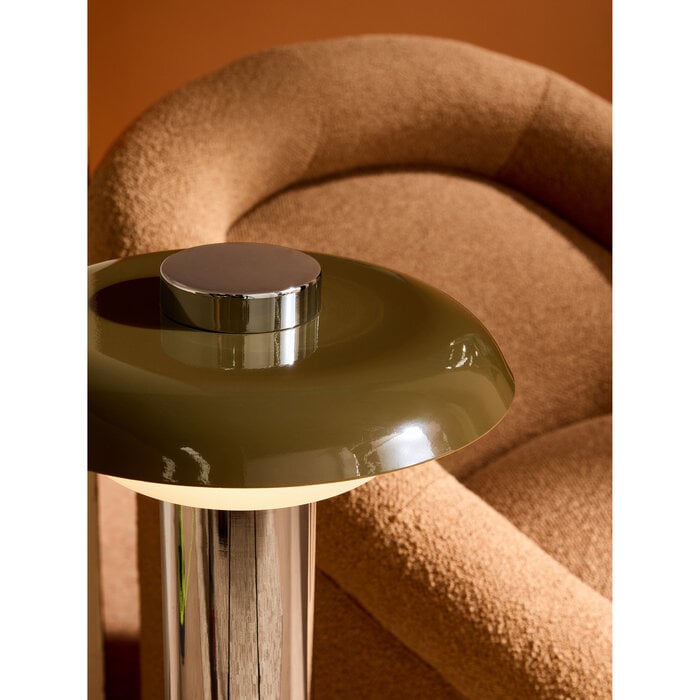 Eero Table Lamp in Chrome - MADE