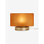 Alma Table Lamp in Brown/ Chrome - MADE