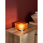 Alma Table Lamp in Brown/ Chrome - MADE