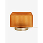 Alma Table Lamp in Brown/ Chrome - MADE