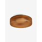 Alma Flush Light in Amber Brown - MADE