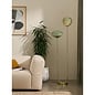 Adrianne Floor Lamp in Brass/Green - MADE