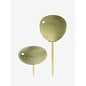 Adrianne Floor Lamp in Brass/Green - MADE