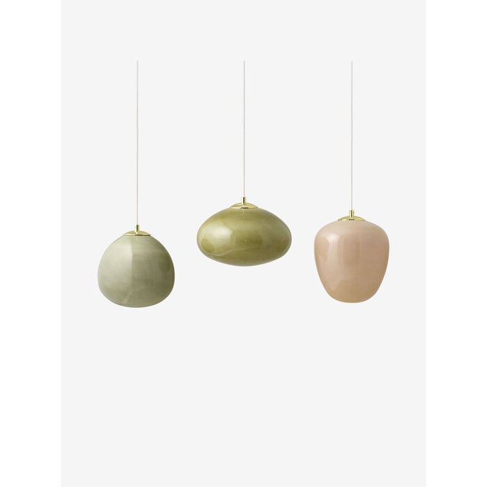 Adrianne Linear Pendant Light in Green - MADE